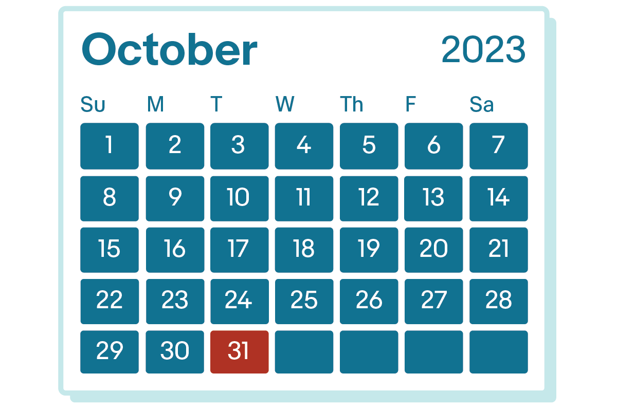 important holiday 2023 dates for October